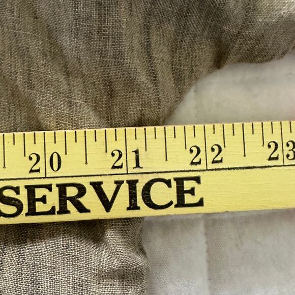 EILEEN FISHER Top Womens Petite Medium Brown Organic Linen Button Down Lagenlook - Picture 8 of 9